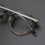TH9097 titanium business round Men Women Frame Glasses  myopia  prescription round light glasses frame