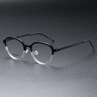 Eyeglasses Men 1176  Round Denmark Titanium No Screw Korea Glasses Frames Optical Ultra-light Business Reading Glasess For Men