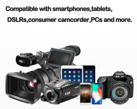 E-electronic Xinpu BOYA BY-MM1/BY-MM1+ Camera Video Record Microphone Youtube Vlogging Facebook Livestream Mic for iPhone iPad HuaWei Smartphone DJI Osmo Mobile 2,for ZHIYUN Smooth 4(BY-MM1)