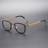 Optical Lenses Square Denmark Linde 9912 Titanium No Screw Korea Glasses Frames Optical Ultra-light Business