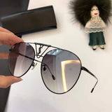 S-sunglasses Retro Classic Aviator Polarized Sunglasses Mens Womens Metal Pilot Sunglasses for YSL al193t