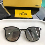 S-sunglasses Fendi Aviator Large Metal Unisex Sunglasses Designer Polarized 100% UV Protection For 0387