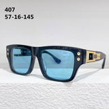 Fashion Luxury Women Men's Sunglasses DTS407 Famous Brand Luxury Designer Titanium Acetate Rectangular Women Glasses