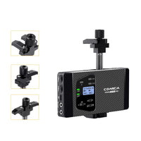E-electronic XINPU COMICA CVM-WS60 Combo 1-Trigger-2 Dual Transmitter and one Receiver Flexible Mini Wireless Microphone Universal for Camera