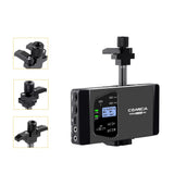 E-electronic XINPU COMICA CVM-WS60 Combo 1-Trigger-2 Dual Transmitter and one Receiver Flexible Mini Wireless Microphone Universal for Camera