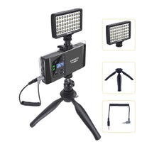 E-electronic XINPU COMICA CVM-WS60 Combo 1-Trigger-2 Dual Transmitter and one Receiver Flexible Mini Wireless Microphone Universal for Camera