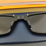 2023 Acetate Rectangle Black Square Sunglasses Man For Women Brand Designer New Irregular Sun Transparent Glasses Woman UV400