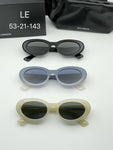 S-sunglasses Oval Silhouetted Frame Black Zeiss Lenses Sunglasses For Le Unisex Vintage Men Women Driving Fishing Small Rectangle Frame Sun Glases Outdoor Wild UV400 Sunglasses Retro Male Female for Women Men Eyewear