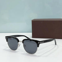 Sunglasses Luxury Brand Tom For Women Sunglasses 2023 TF805-K Famous Brand Luxury Designer Round Accetate Popular Shades