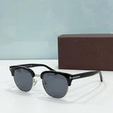 Sunglasses Luxury Brand Tom For Women Sunglasses 2023 TF805-K Famous Brand Luxury Designer Round Accetate Popular Shades