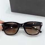 Luxury Men's Sunglasses Brand FT0237 Men's Sunglasses Tom For Women Ladies Square Acetate Sun Glasses Designer Sunglasses