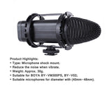 E-electronic Xinpu BOYA BY-C03 Camera Shoe Microphone Shockmount for Zoom H1 BY-V02 BY-VM300PS