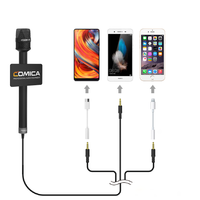 E-electronic XINPU COMICA HRM-S Handheld Interview Microphone for Smartphone 3.5mm TRRS Plug Cardioid Condenser Mic
