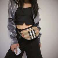 L-package 24-15cm Fanny Pack for Men and Women Waist Pack Belt Bags with Adjustable Strap