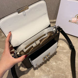 M-Handbag M.K 23-16cm Women Designer Rivet Shoulder Bag Ladies Top Handle Clutches Handbags Purse