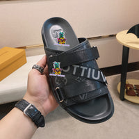 S-shoe Louis Vuitton Women Sandals Summer New Thick Heel Platform Sole Shoes Female Summer Flat Casual Shoes Fashion Sports Beach Women's Slippers Heels Women Platform Sandals Female Thick Bottom Shoes Wedge with Open Toe