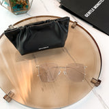 S-sunglasses 2021 Monster Glasses For Reme With White Round Case Women Square Metal Sunglasses Men Retro Small Square Sun Glasses Female Glasses Frame Shades Eyeglass