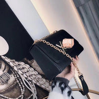 M-Handbag 23-18-8cm Louis Vuitton Women's Designer Shoulder Bag Satchel Purses Evening Crossbody Bags With Chain Strap