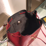 H-bag Fendi BACKPACK Red leather backpack Length:22 Height:26 Depth:15