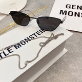 S-sunglasses Free Ship V Brand KHAN Top Quality Metal Full Frame Designer Sunglasses For Women UV400 Protecton Mirror Sunglass with black case