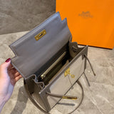 M-Handbag Hermès 28-23cm Womens Soft Leather Purses and Handbags Crossbody Bags Multifunctional Shoulder Bag Satchels for Women