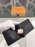 A-accessories Supreme NO.M60332 11.5-9cm Wallets for Women Women Small Wallet Lady Short Wallet Bifold Leather Multi-purpose Wallet with ID Window