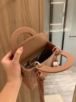M-Handbag Dior 18cm Purses and Handbags for Women Top Handle Satchel Shoulder Bags for Ladies