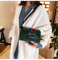 L-package 22-17-8cm Women's Leather Wristlet Mini Crossbody Bag Small Shoulder Bag Clutch Purse with Card Slots