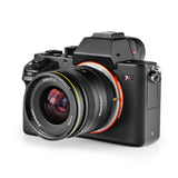 E-Electronic KAMLAN New Product KL21MM F1.8 Wide-angle Fixed Focus APS-C Frame Mirrorless lens Portable Waterproof Mirrorless Camera Manual Fix Focus Prime Lens for Canon EOS-M for Sony E for Fuji FX/ M4/3