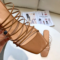 S-shoe R.E.J.I.N.A P.Y.O Polished Crisscrossed High Heel Sandal Open Toe Ankle-Strap Dress Platform Sandal