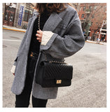 L-package  Classic Crossbody Shoulder Bag 2.55 handbag for Women Quilted Purse With Metal Chain Strap Genuine Leather Quilted Chain Strap Crossbody Bag