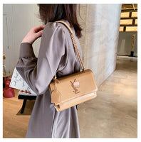 L-package 22-14-10cm Women Purse Clutch Small Crossbody Shoulder Bag with Chain Strap