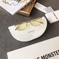 S-sunglasses New GM Rounded Metal Frame Unisex Stylish Square Eyeglasses Glasses Clear Lens Women Men Eyewear FOR KARMA