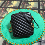 H-bag GUCCI Marmont mini shoulder women bag  6.5"W x 7.5"H x 3"D Style 550155