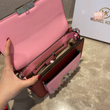 M-Handbag M.K 23-16cm Women Designer Rivet Shoulder Bag Ladies Top Handle Clutches Handbags Purse