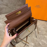 M-Handbag Hermès 28-23cm Womens Soft Leather Purses and Handbags Crossbody Bags Multifunctional Shoulder Bag Satchels for Women