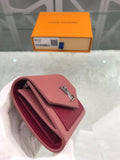 A-accessories NO.M62948 8.5-12.0-1.5cm Louis Vuitton Women's Short Purse Leather Medium Wallet Bifold Card Coin Holder Small Purses Buckle Zipper