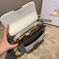 M-Handbag M.K 23-16cm Women Designer Rivet Shoulder Bag Ladies Top Handle Clutches Handbags Purse
