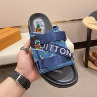 S-shoe Louis Vuitton Women Sandals Summer New Thick Heel Platform Sole Shoes Female Summer Flat Casual Shoes Fashion Sports Beach Women's Slippers Heels Women Platform Sandals Female Thick Bottom Shoes Wedge with Open Toe