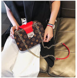 L-package Women's Canvas Designer PU Waist Purse Belt Bag Fashion Personality Messenger Chest Bag