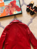 D-clothing Dior Riders Clothes Black/Red Leather Jacket Locomotive Suit