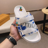S-shoe Louis Vuitton Women Sandals Summer New Thick Heel Platform Sole Shoes Female Summer Flat Casual Shoes Fashion Sports Beach Women's Slippers Heels Women Platform Sandals Female Thick Bottom Shoes Wedge with Open Toe