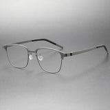 Denmark Titanium No Screw Korea Glasses Frames Optical Ultra-light Business Round Prescription Diopter 9835 Eyeglasses Men