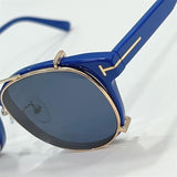 Luxury Fashion Male Female Sunglasses Clip On Sunglasses Tom For Round Glasses With Clip Men's Sunglasses FT5865 Acetate Shades