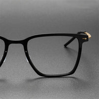 Fashion Square Denmark Linde 6554 Titanium No Screw Korea Glasses Frames Optical Ultra-light Frame For Men Women