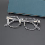 F2055 Round Acetate Men Women Retro Frame Glasses For Men and Women  Acetate myopia computer prescription glasses