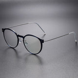 Luxury Man Glasses Round Denmark Linde 6603 Titanium No Screw Korea Glasses Frames Optical Ultra-light Business