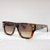 Luxruy Brand Women's Glasses For The Sun DTS418 Square Acetate Retro Men's Sunglasses Women's Glasses For The Sun