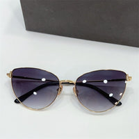 Cat Eye Female Original Brand Sunglasses Tom For Acetate Fashion Women's Sunglasses FT1005 Famous Brand Luxury Designer