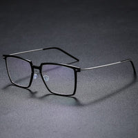 Eyeglass Frames For Men Denmark Linde 6577 Titanium No Screw Korea Glasses Frames Optical Ultra-light Business Frame